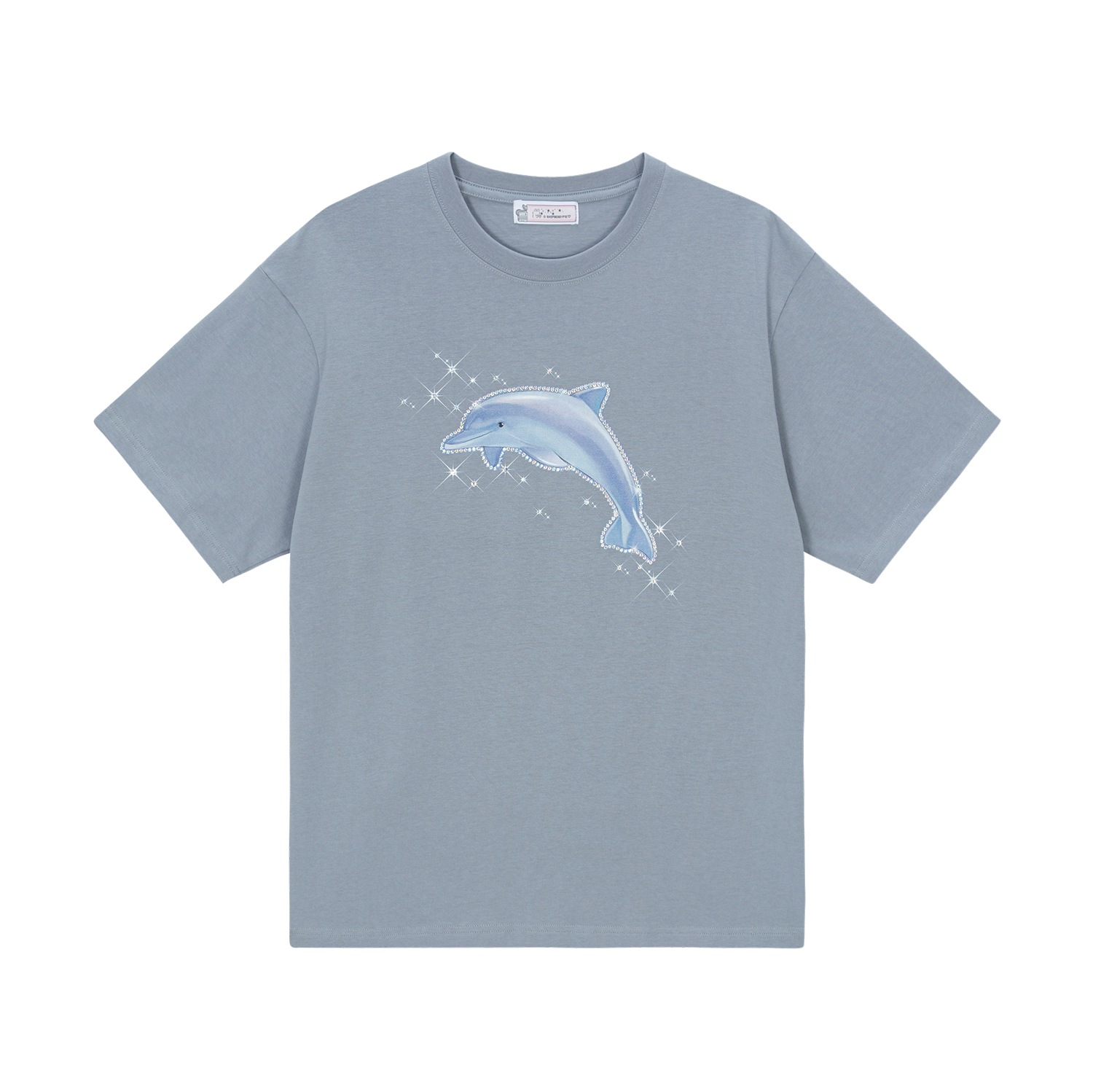 gray dolphin twinkle T-shirt 