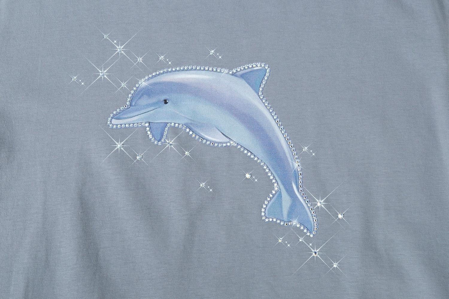 gray dolphin twinkle T-shirt 
