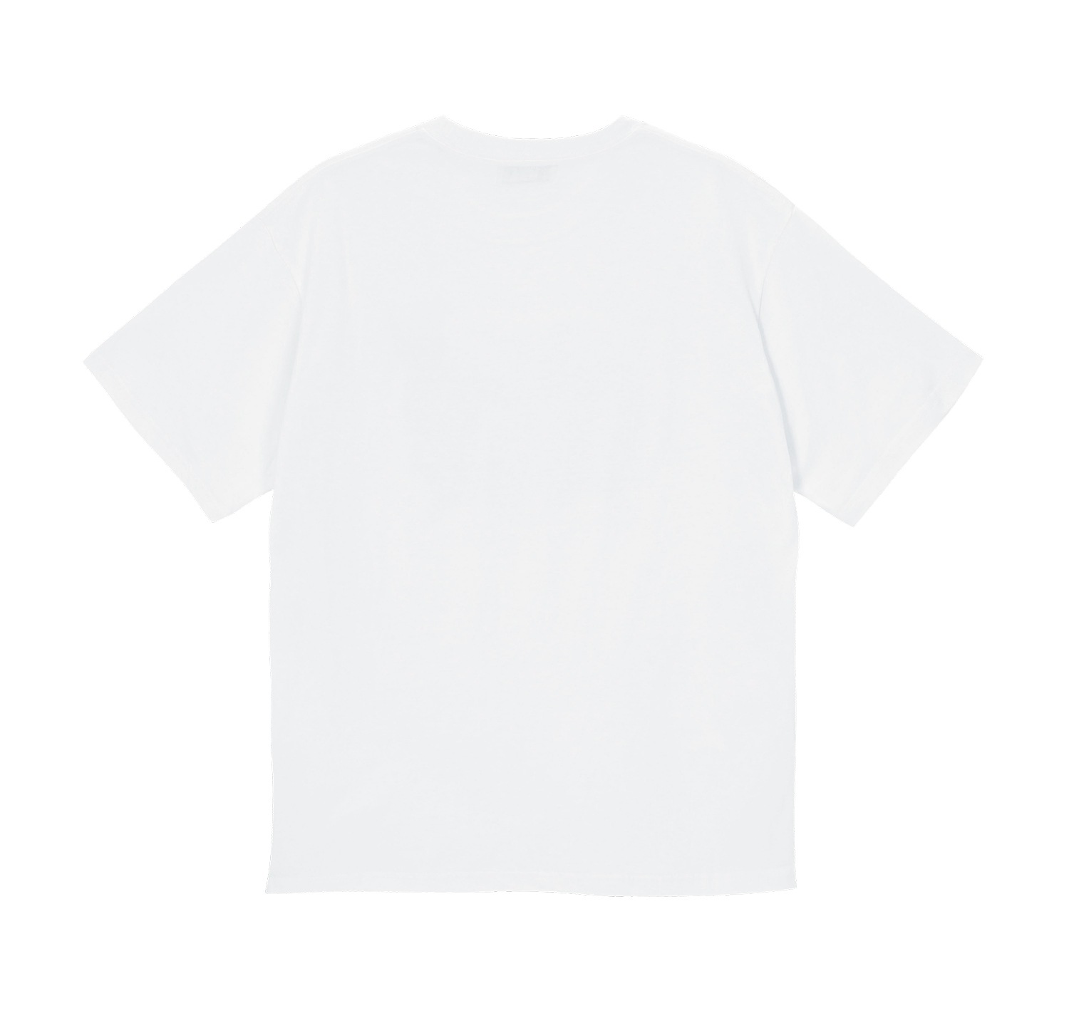 white heart twin dolphin twinkle T-shirt 