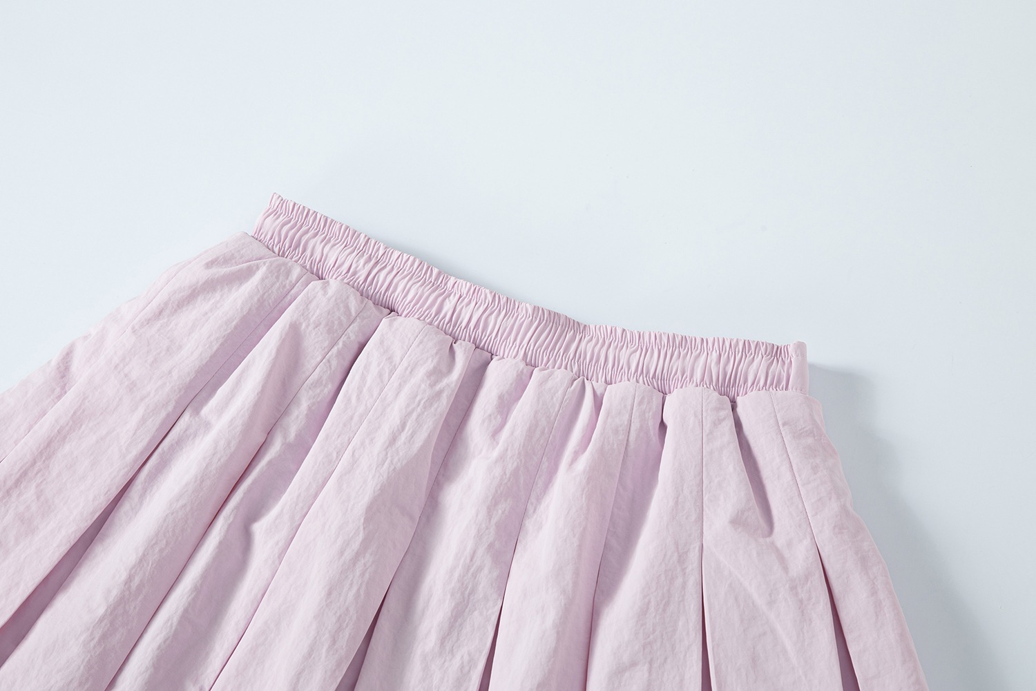 pale pink jacquard band skirt pants