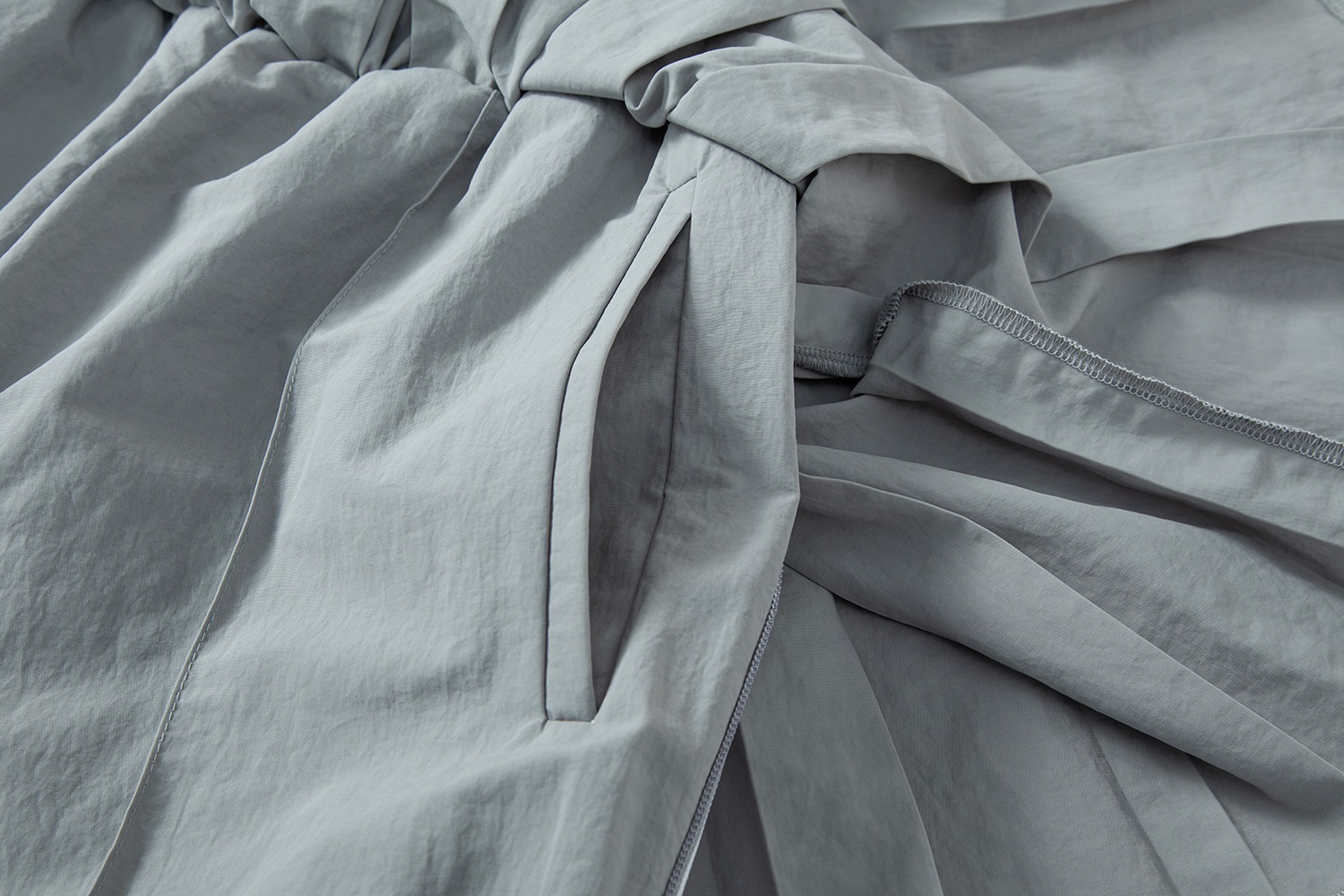 (2��) gray jacquard band skirt pants 