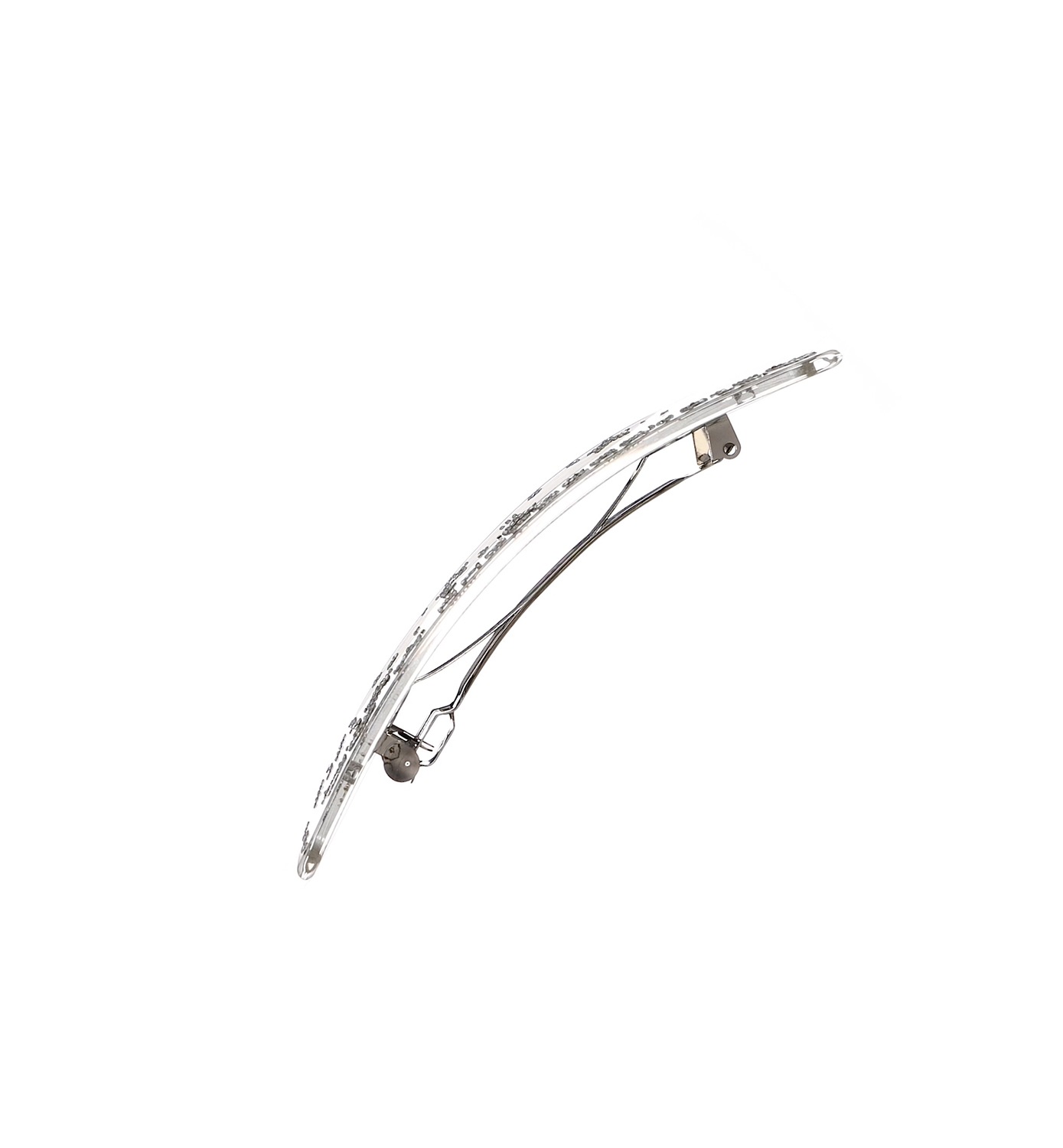 clear rsp emoji logo hair clip