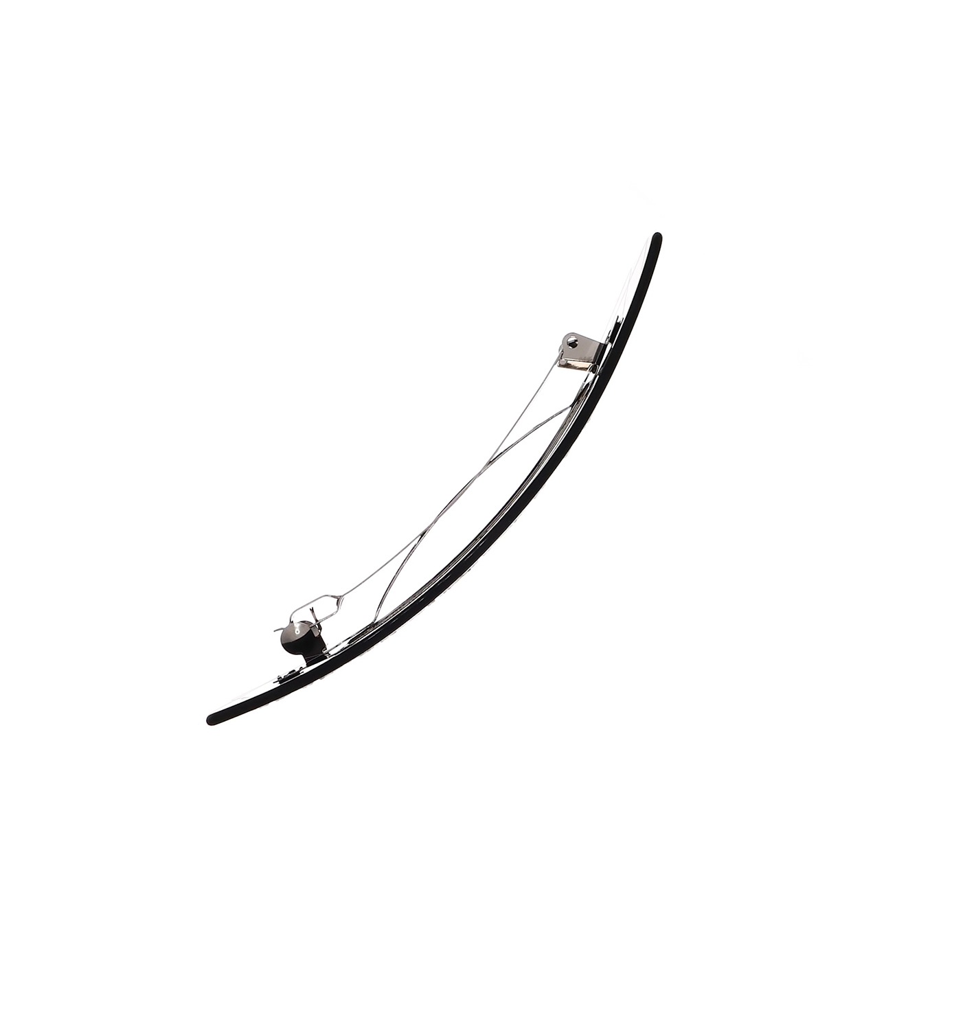 black rsp emoji logo hair clip