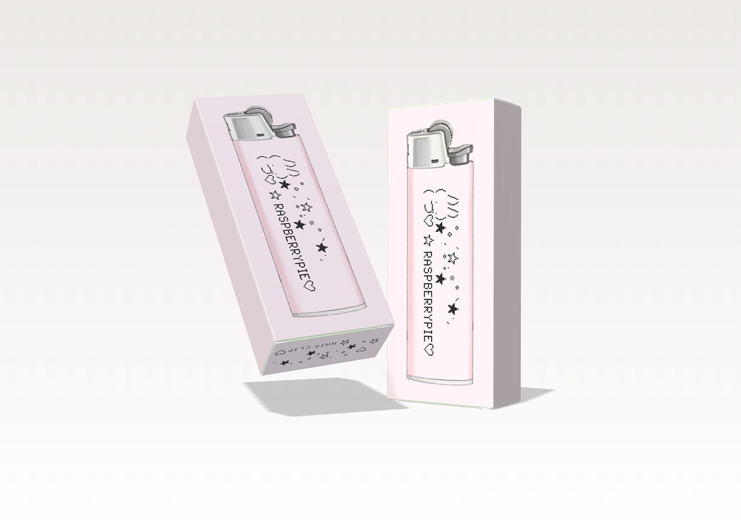 leopard rsp emoji logo hair clip 