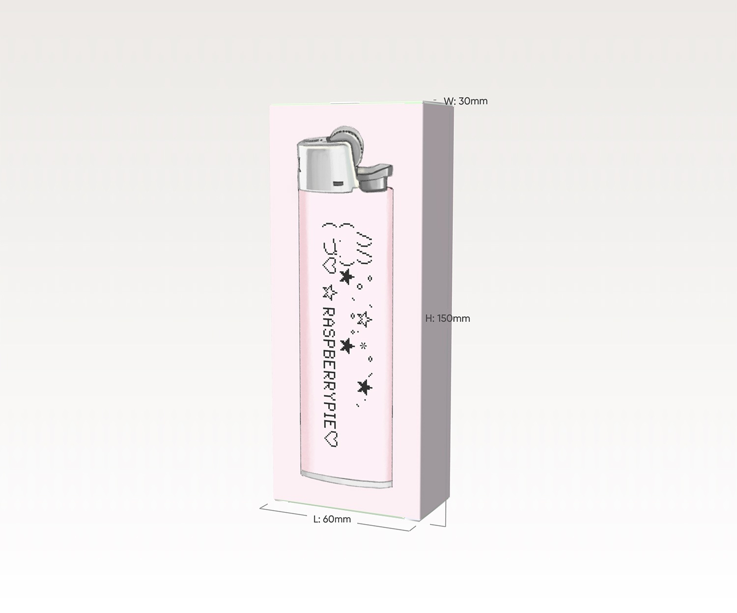 leopard rsp emoji logo hair clip 