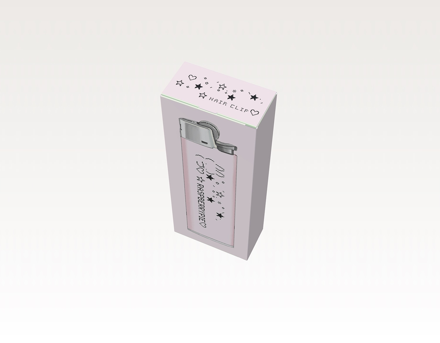 leopard rsp emoji logo hair clip 