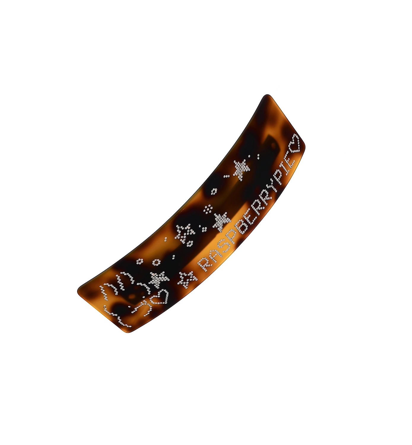 leopard rsp emoji logo hair clip 