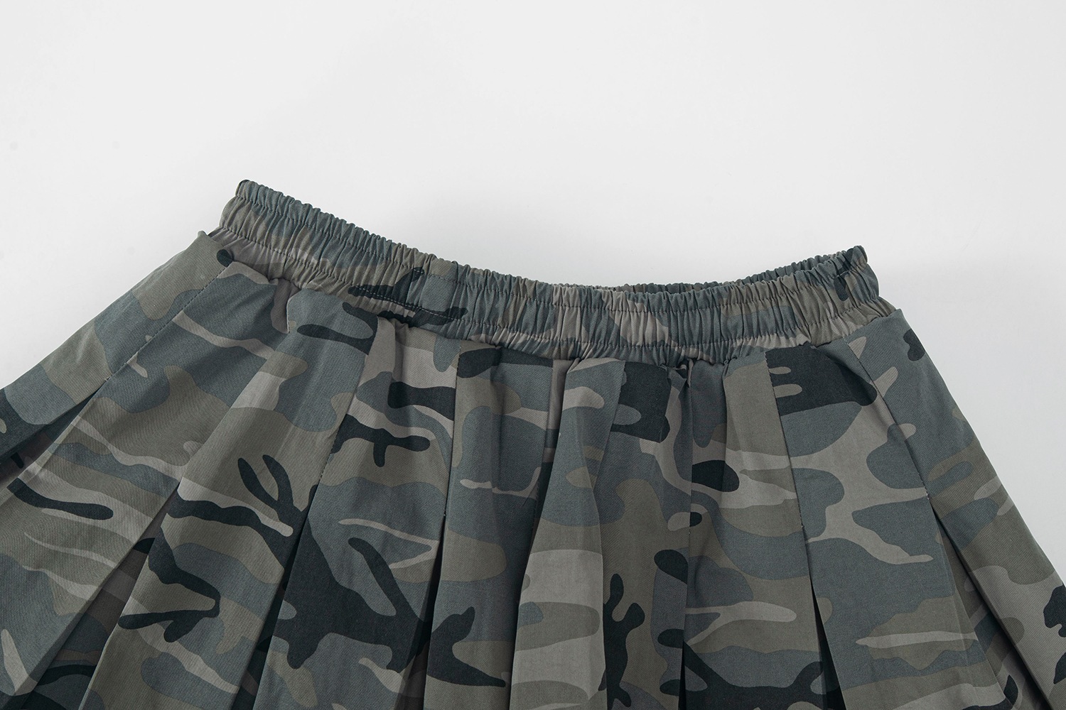 military jacquard band skirt pants