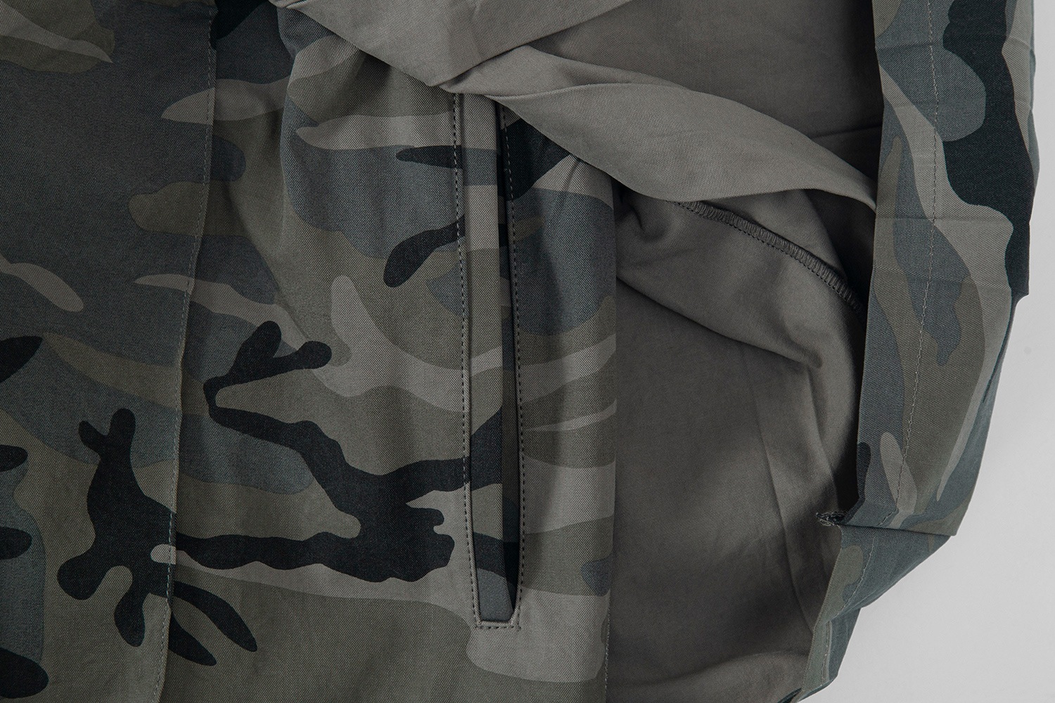 military jacquard band skirt pants