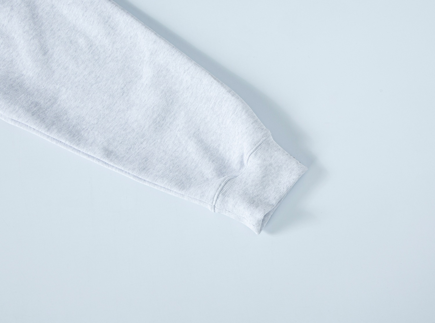 (white melange) motka ambu bed bunny hood zipup