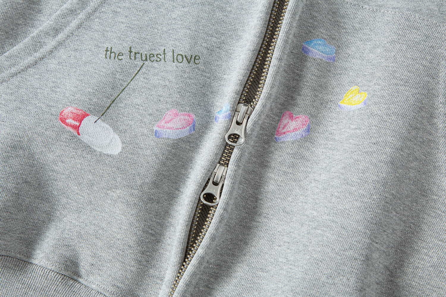 (gray melange) motka ambu puppy hood zipup