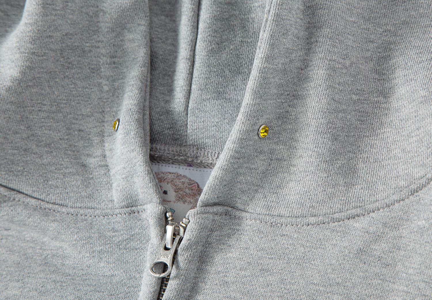 (gray melange) motka ambu puppy hood zipup