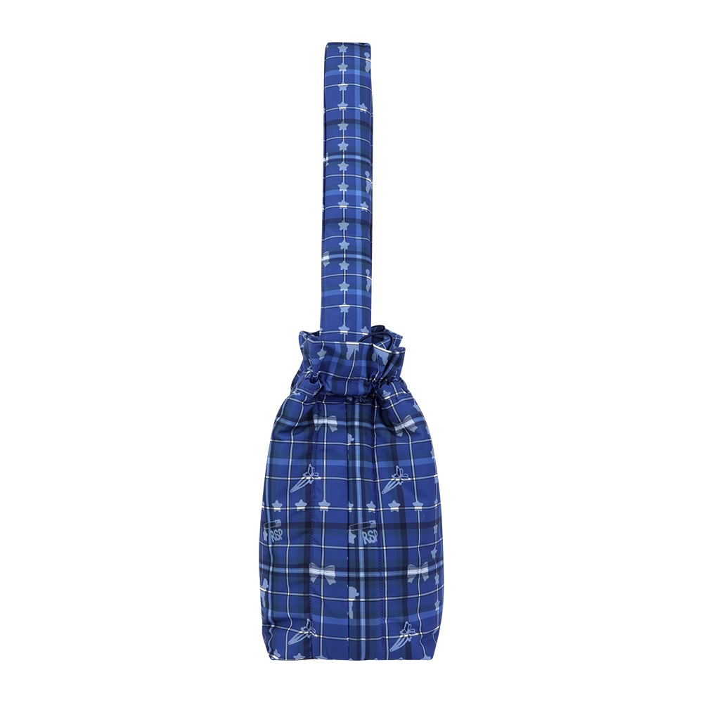 blue rsp check Padding bag
