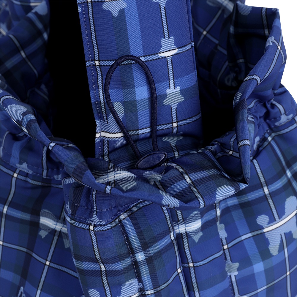blue rsp check Padding bag