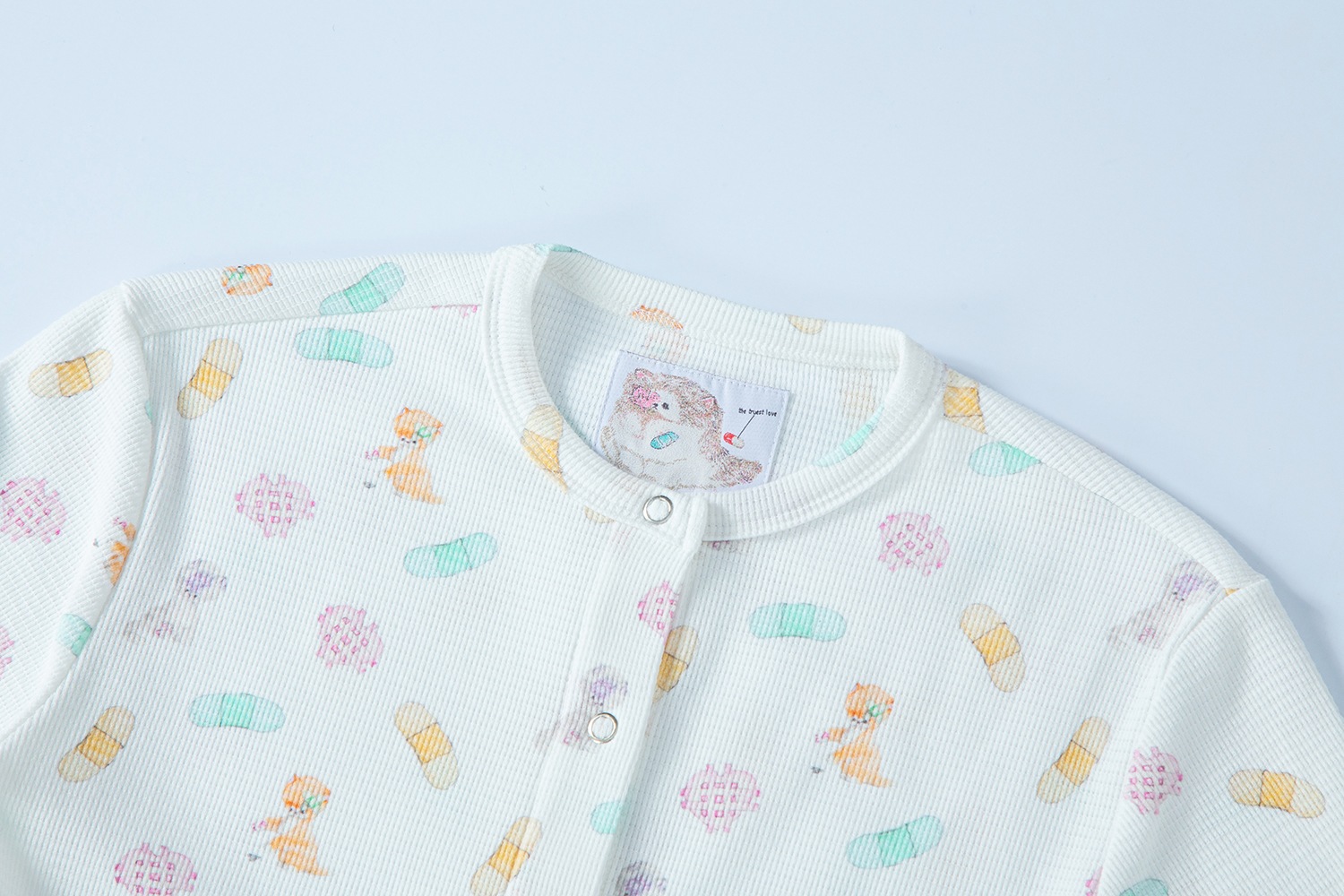 (color band) motka ambu band croffle cardigan 