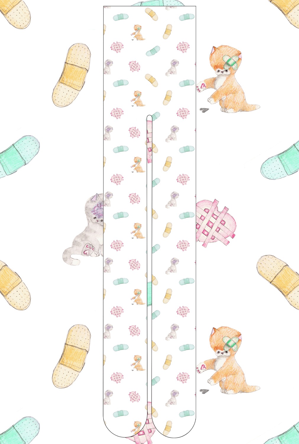 (2��)(color band) motka ambu band stocking 