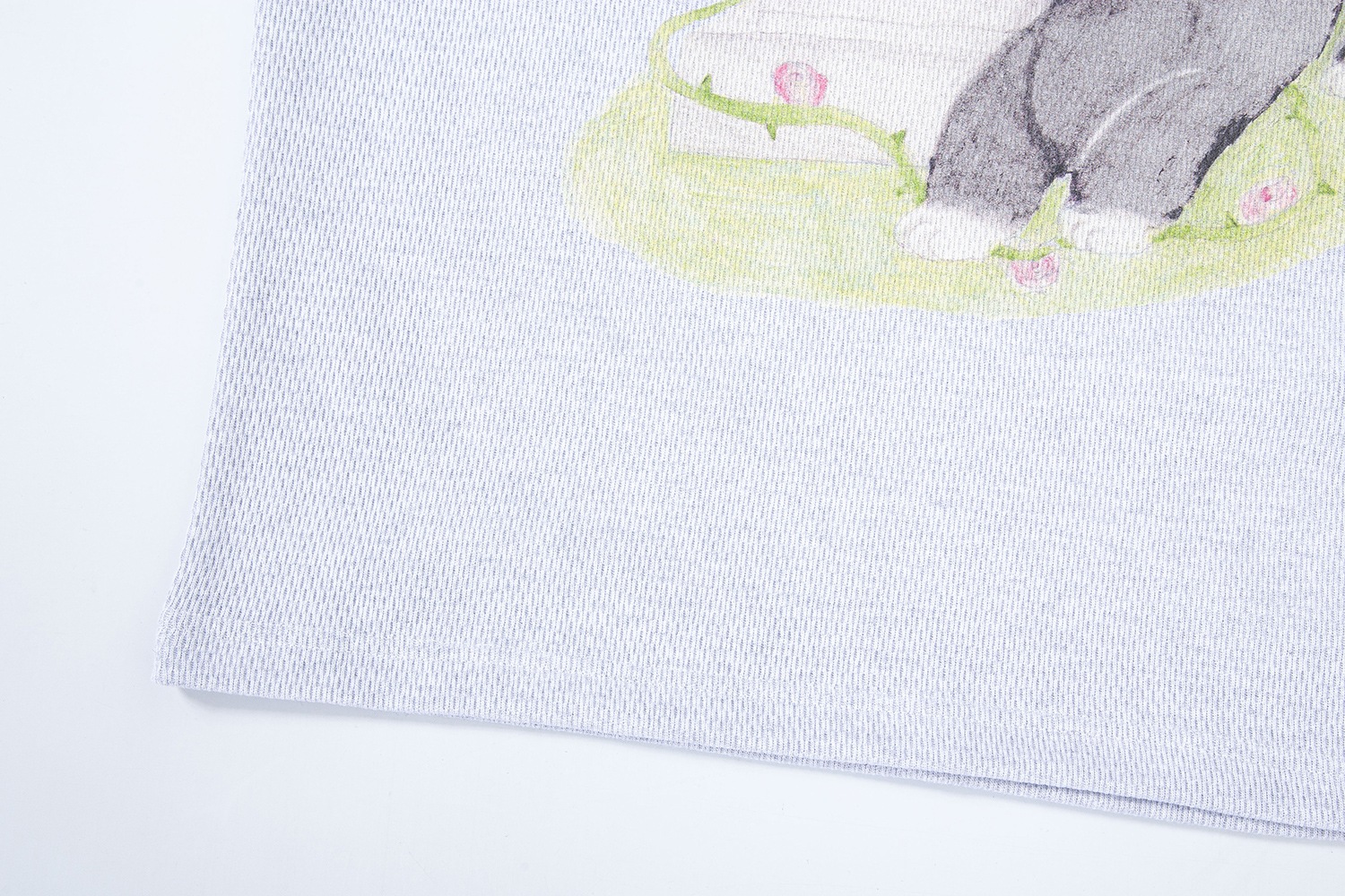 (gray) motka ambu croffle t-shirt