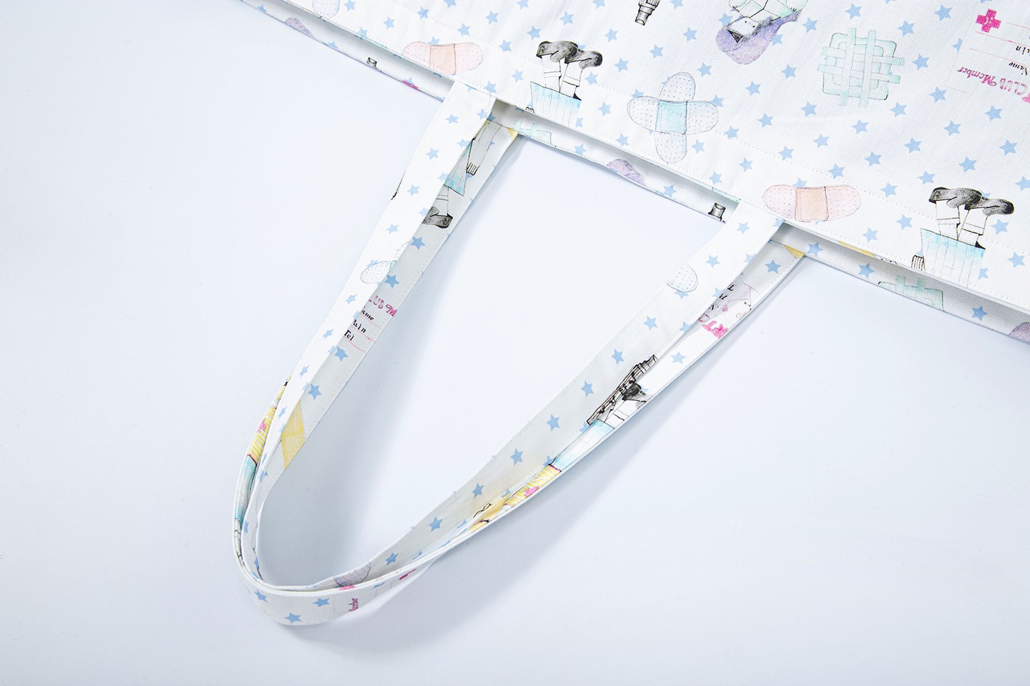 (white) motka ambu canvas bag