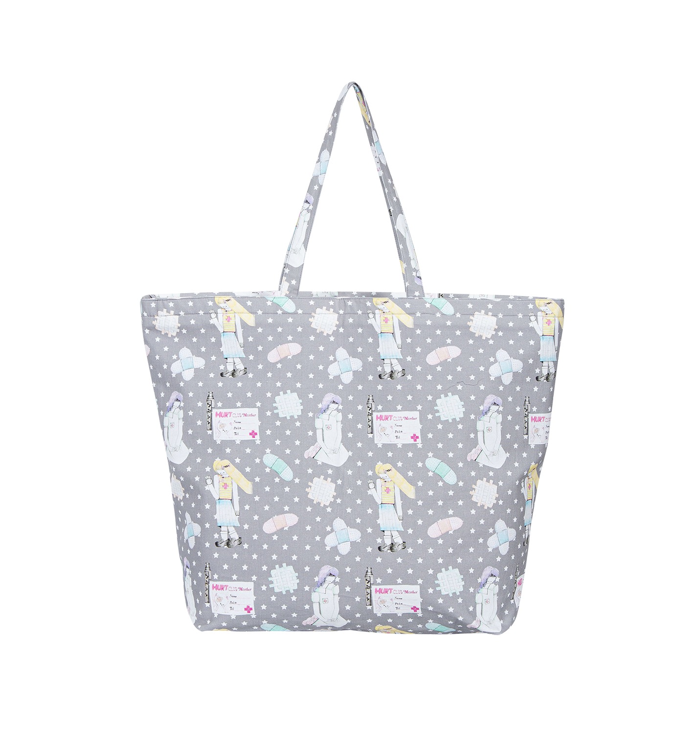 (gray) motka ambu canvas bag