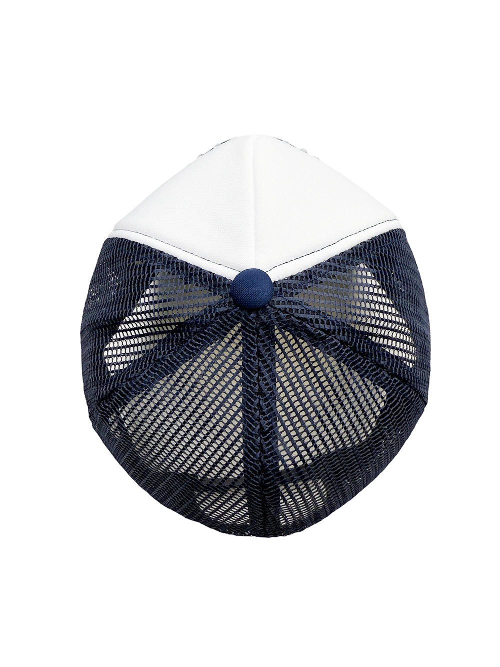 (navy) heart logo mesh cap