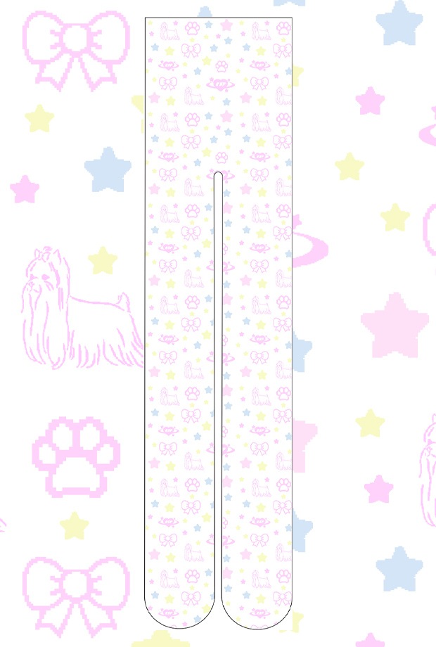yorkie ribbon stocking