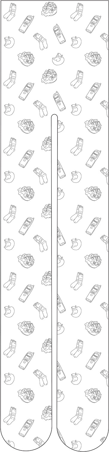illustration drawing stocking