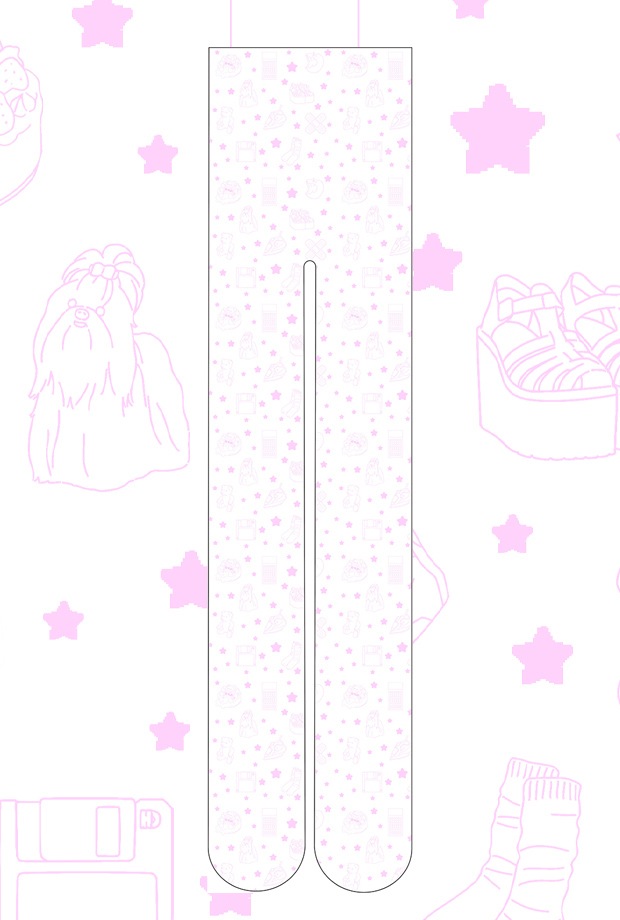 star illustration stocking