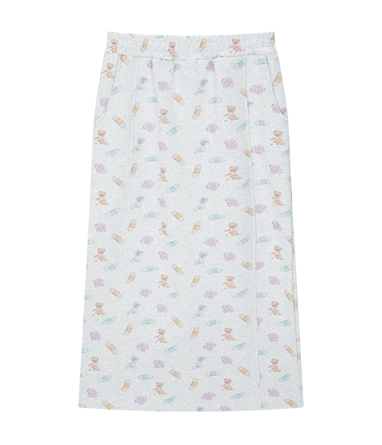 (color band) motka ambu band maxi skirt