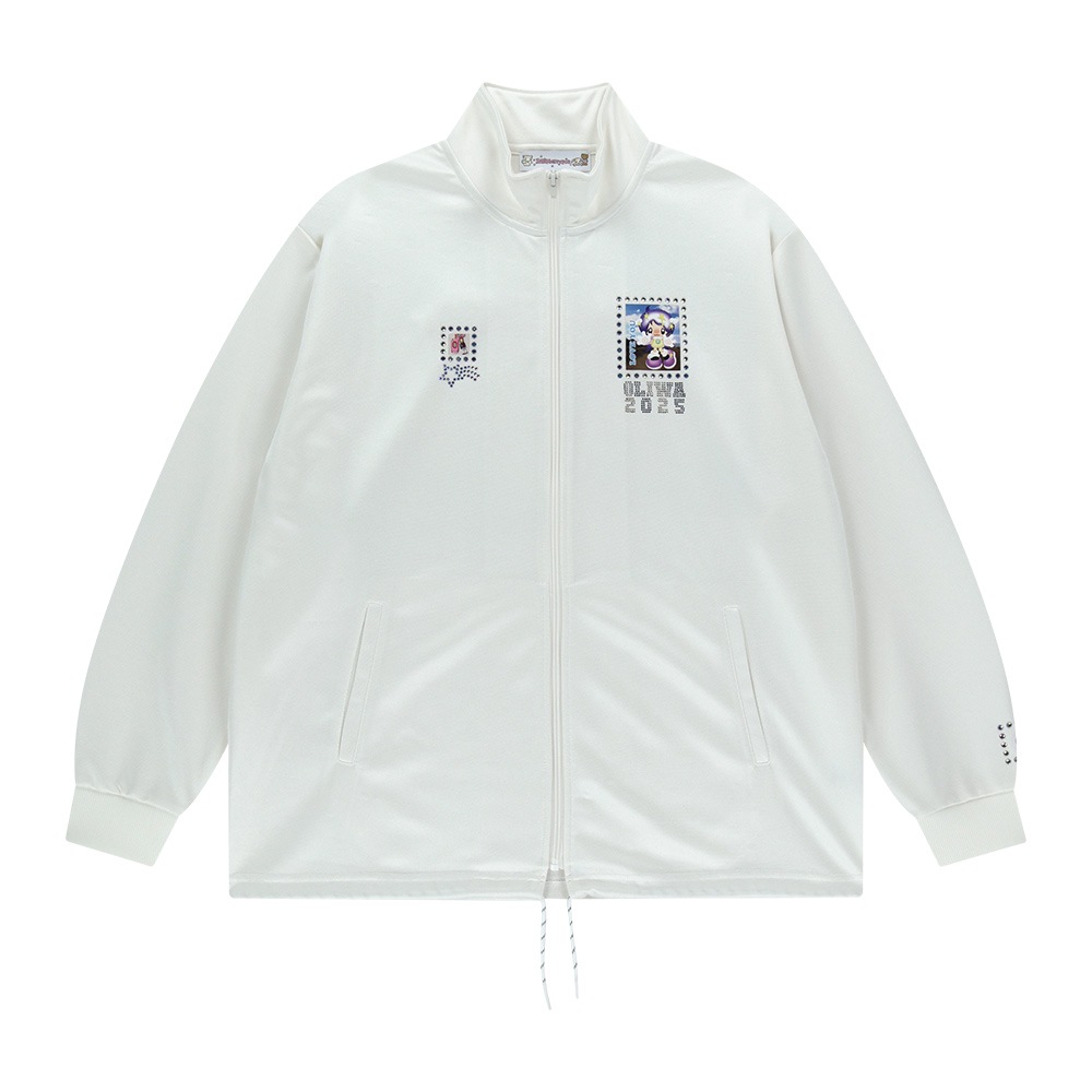 (white) oliwa 2025 angel track jacket 