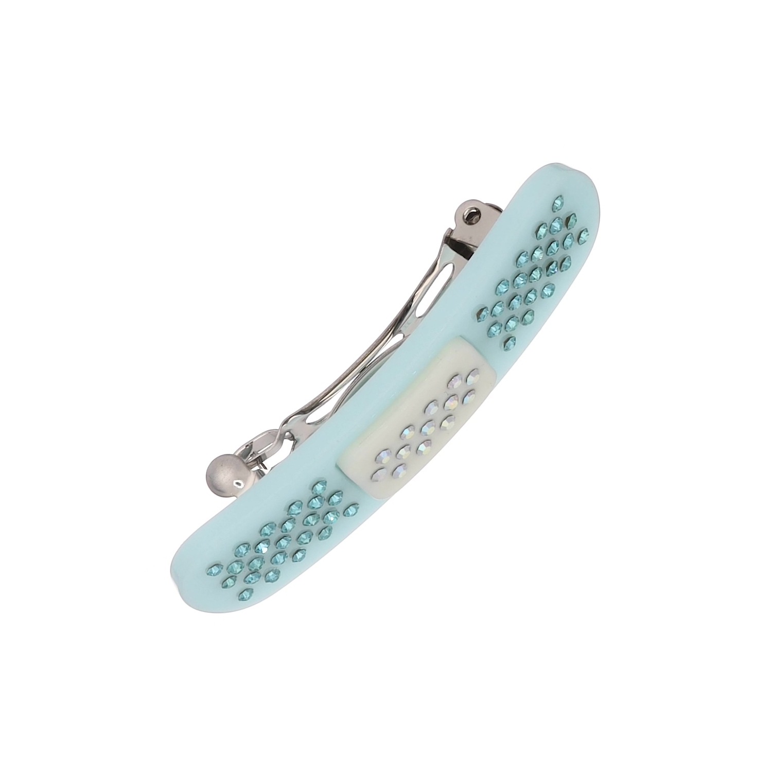 (baby blue) mini band aid hair clip 