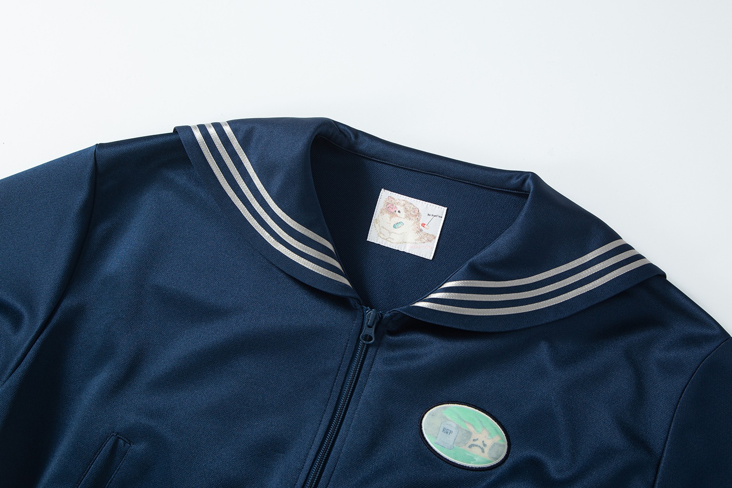 (navy) motka ambu sailor jersey jacket