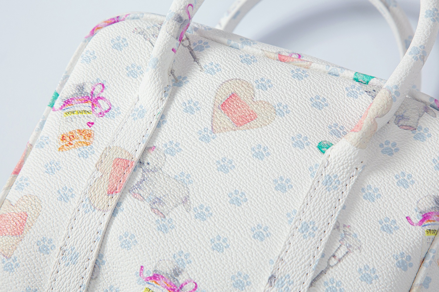 (sole heart band) motka ambu mini tote bag
