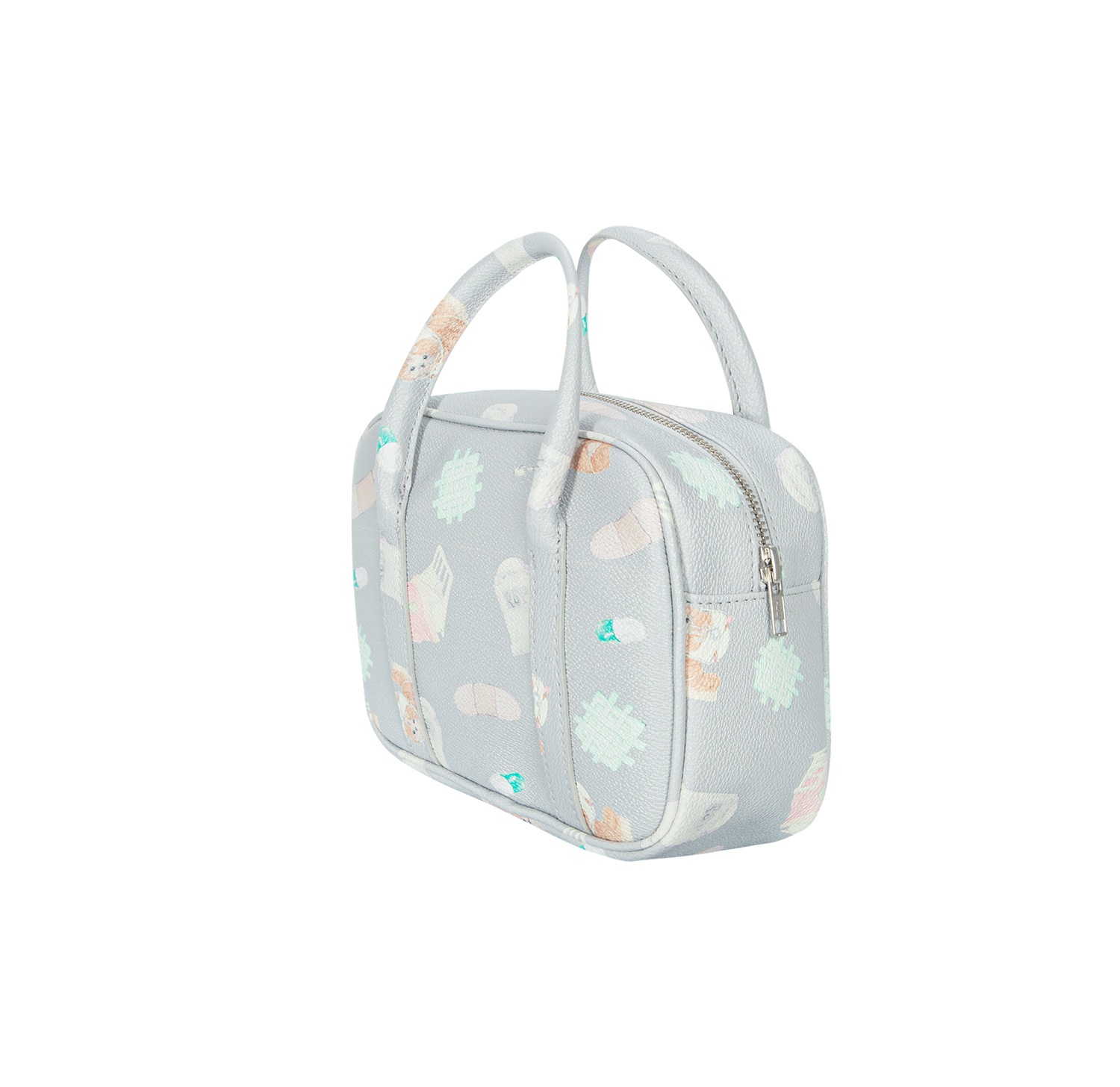 (gray yorkie band) motka ambu mini tote bag