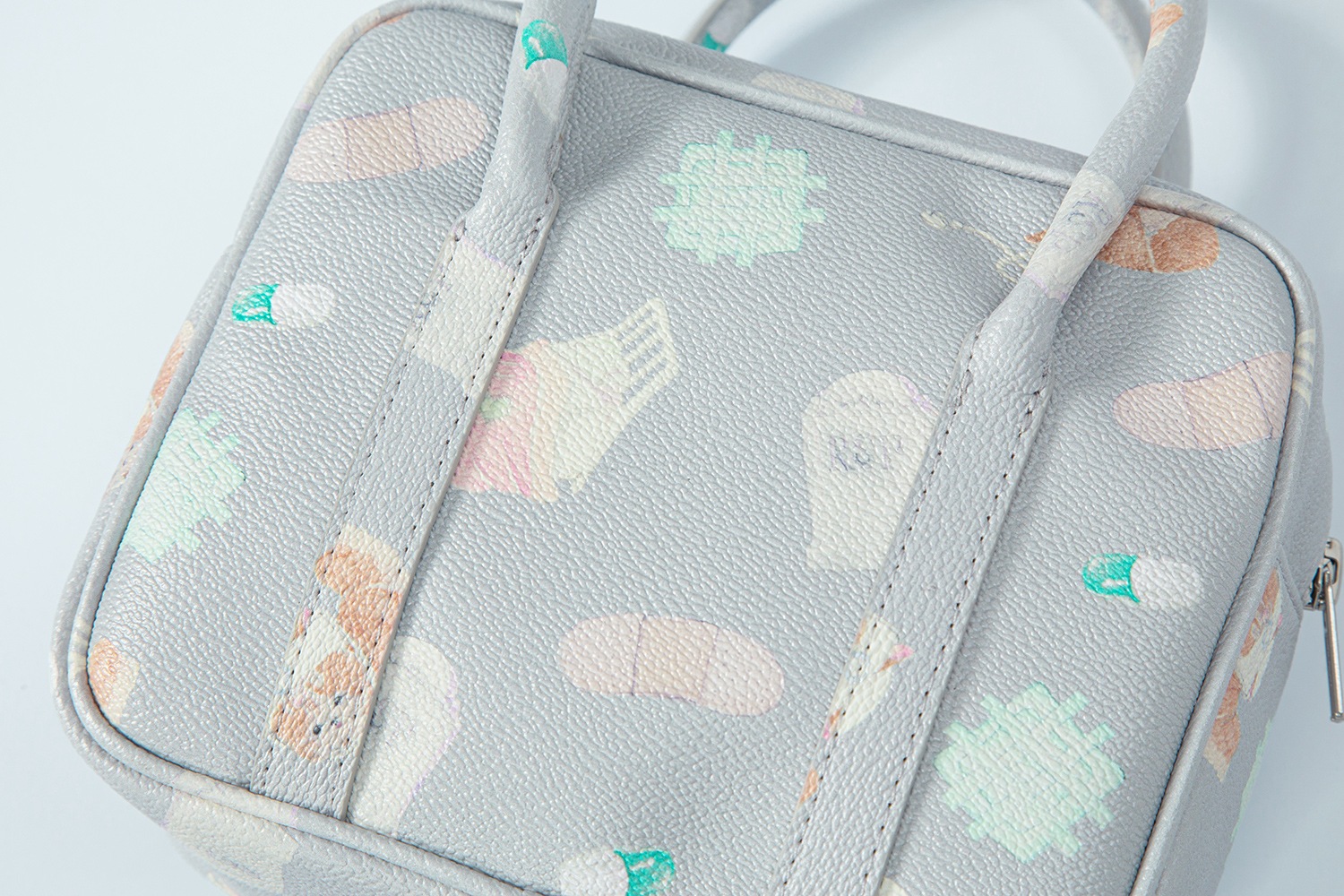 (gray yorkie band) motka ambu mini tote bag
