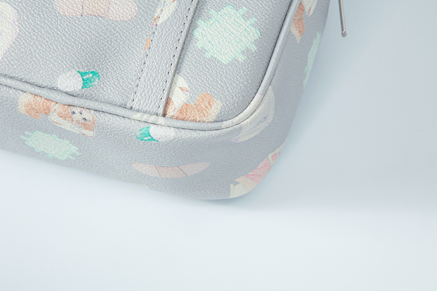 (gray yorkie band) motka ambu mini tote bag