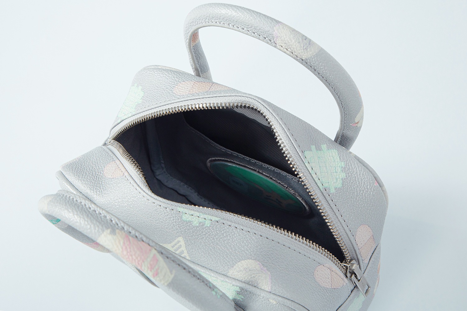 (gray yorkie band) motka ambu mini tote bag