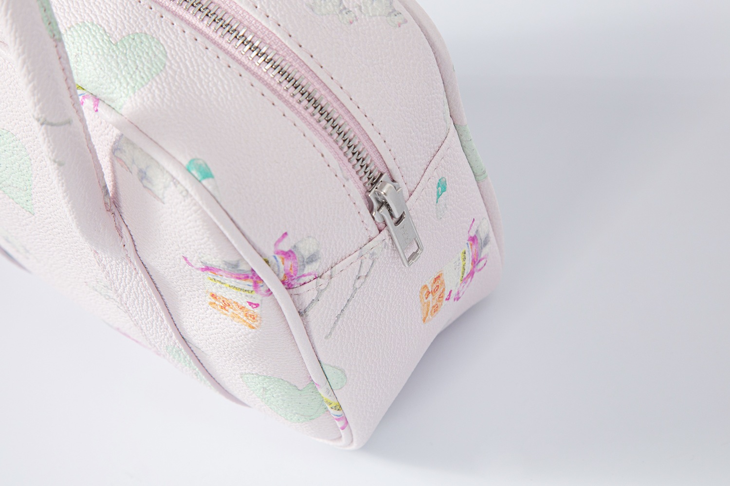 (pink heart band) motka ambu mini tote bag