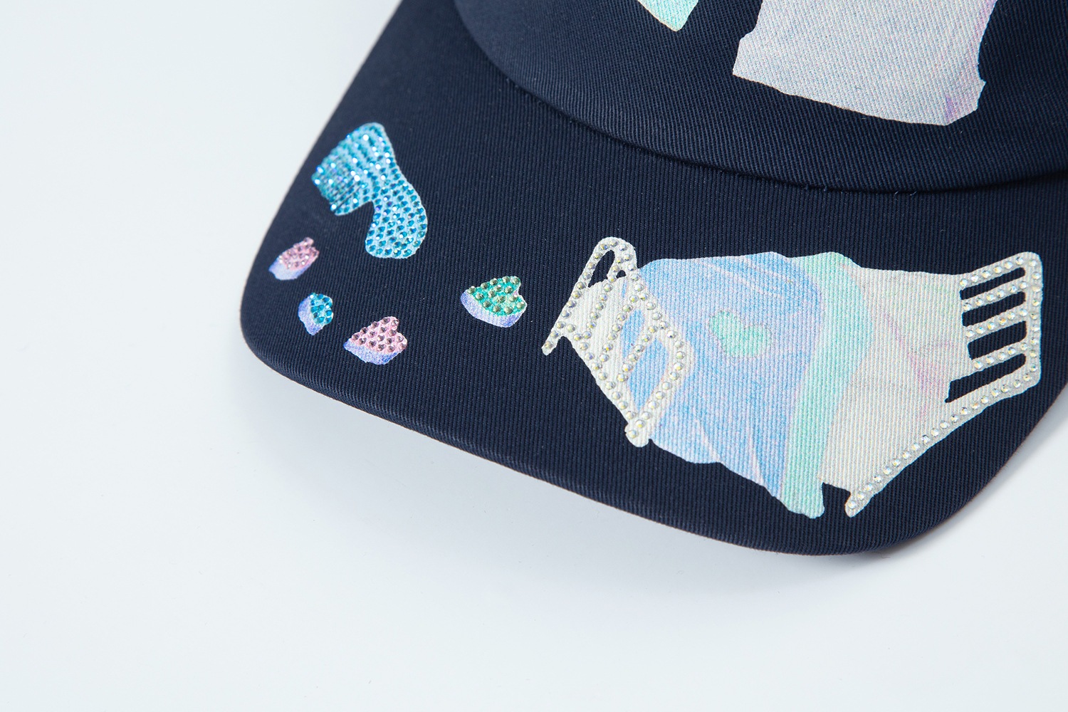 (navy) playing doctor mesh cap 
