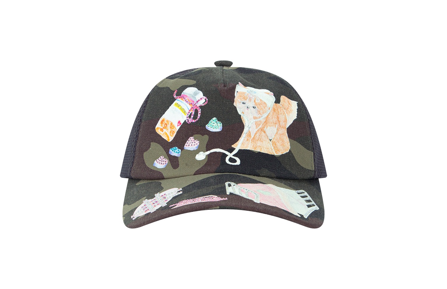 (military) playing doctor mesh cap 