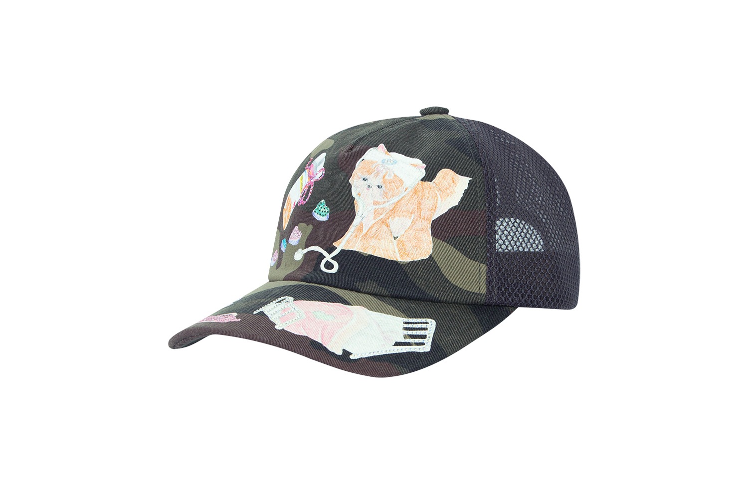 (military) playing doctor mesh cap 