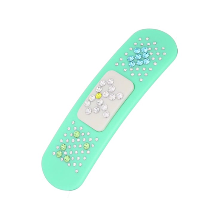 (mint) band aid hair clip