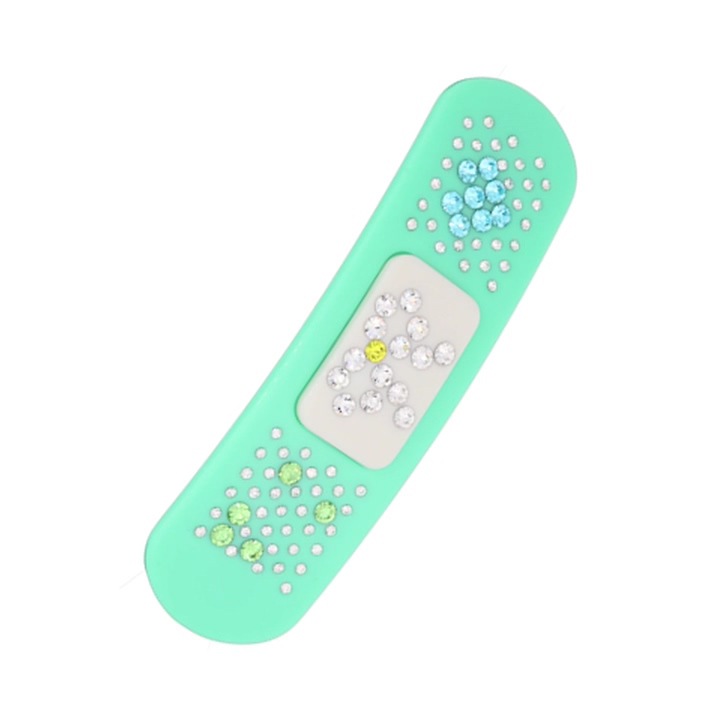 (mint) band aid hair clip