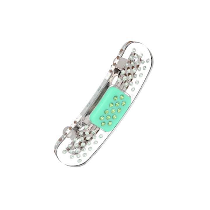 (clear mint) mini band aid hair clip 