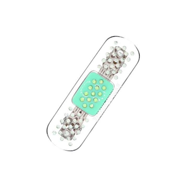(clear mint) mini band aid hair clip 