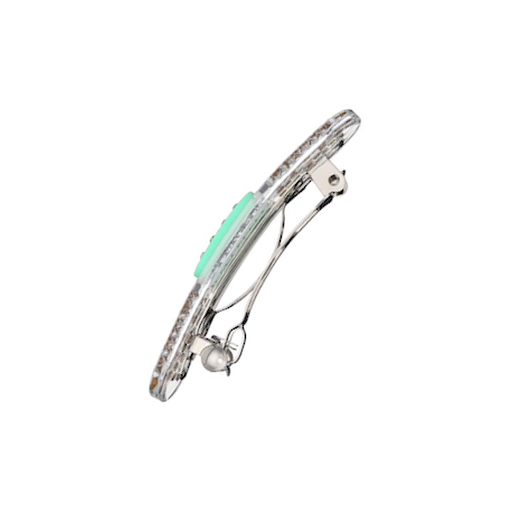(clear mint) mini band aid hair clip 