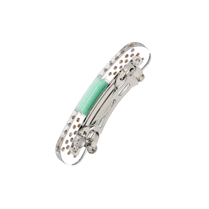 (clear mint) mini band aid hair clip 