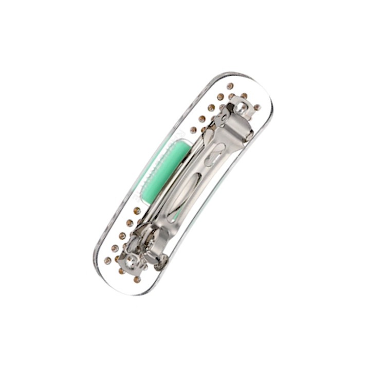 (clear mint) mini band aid hair clip 