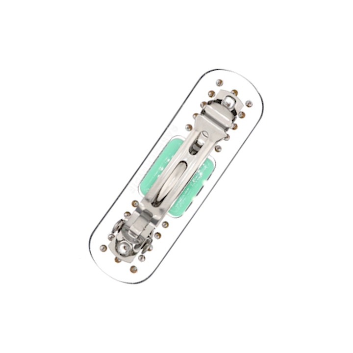 (clear mint) mini band aid hair clip 