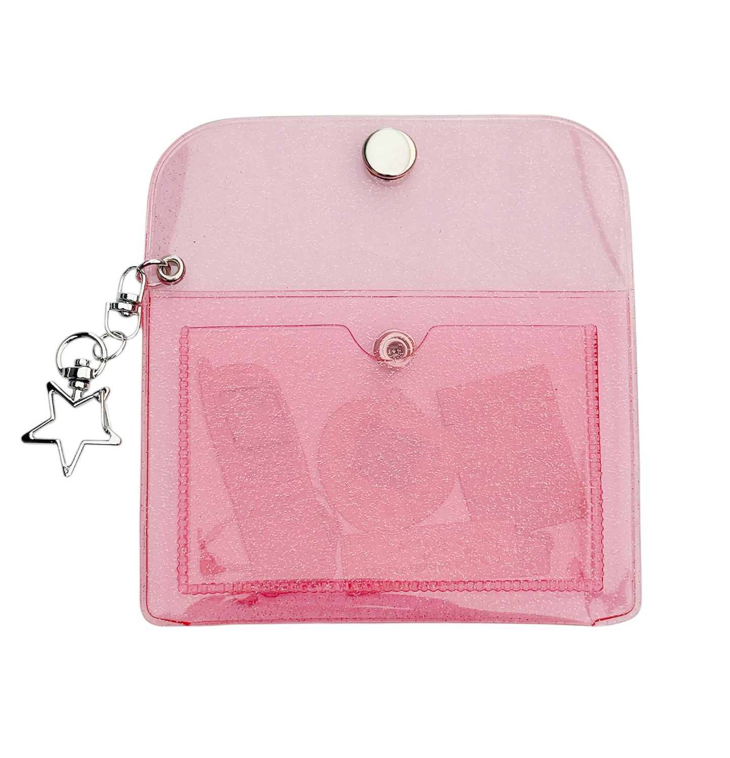 (neon pink) twinkle clear case