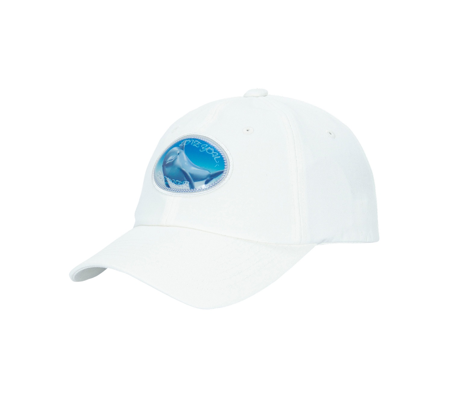 ivory dolphin ball cap 